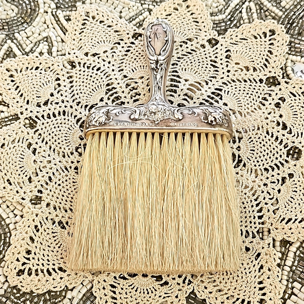 Sterling Silver Antique Victorian Hat Brush